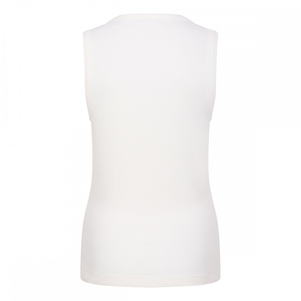 Check trims tank top