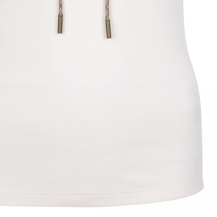 Check trims tank top