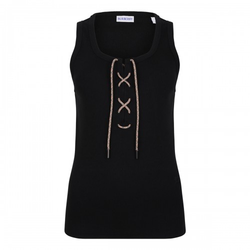 Check trims tank top