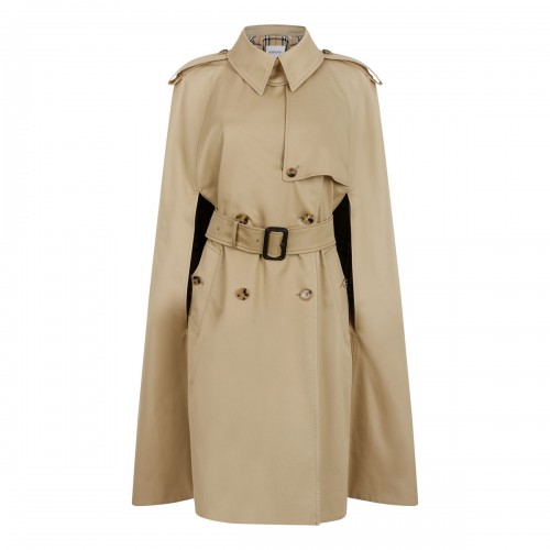 Belmont gabardine trench cape