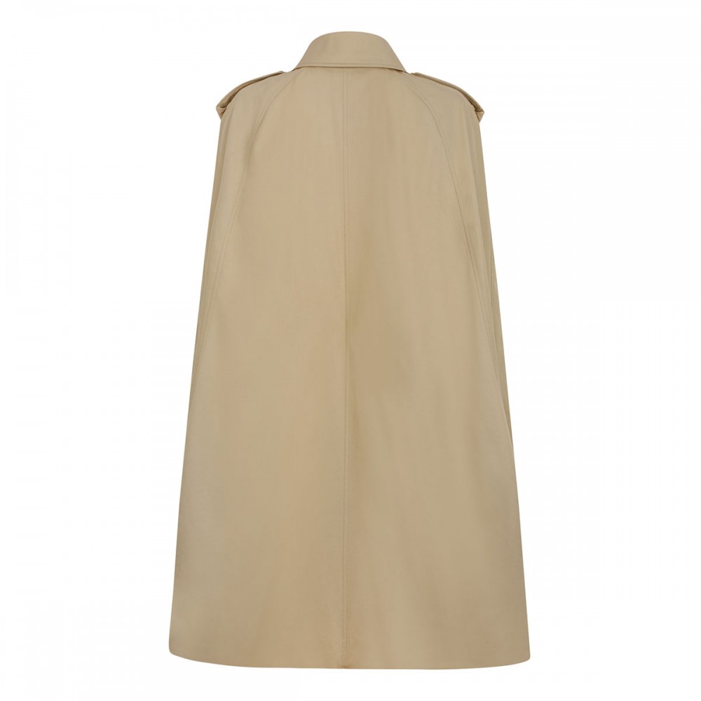 Belmont gabardine trench cape