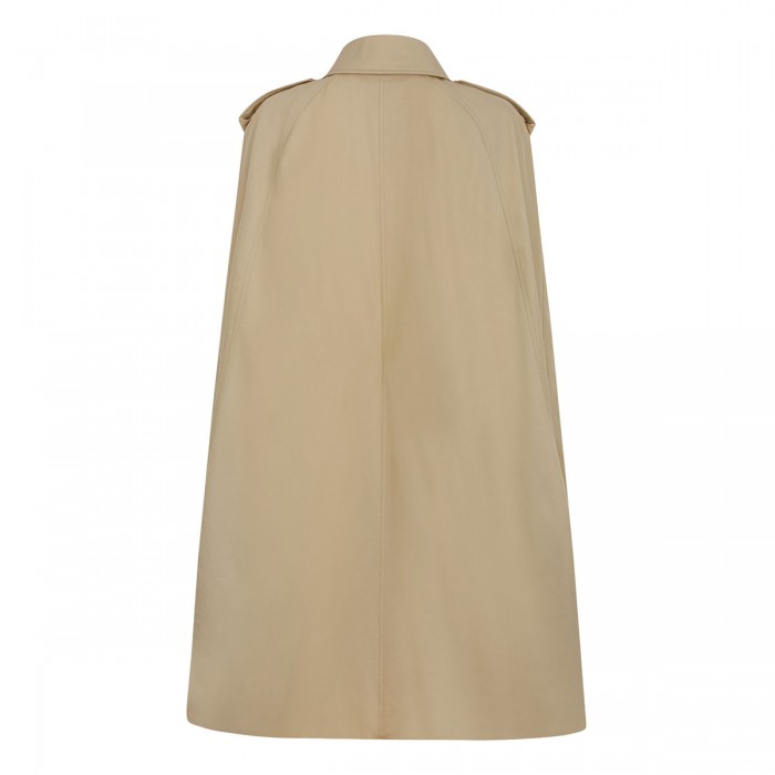 Belmont gabardine trench cape