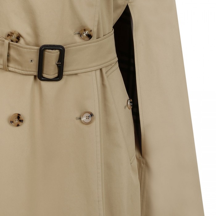 Belmont gabardine trench cape