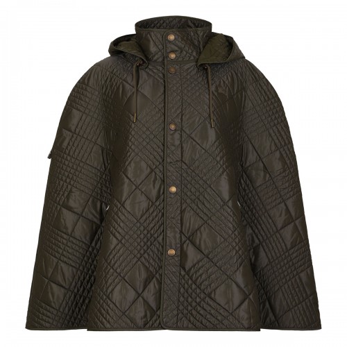 Quilted cotton heath cape