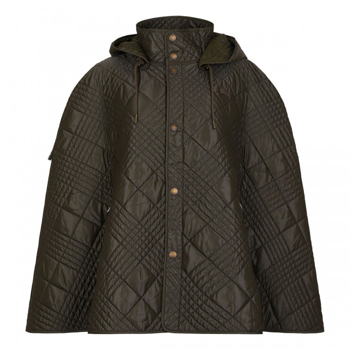 Quilted cotton heath cape