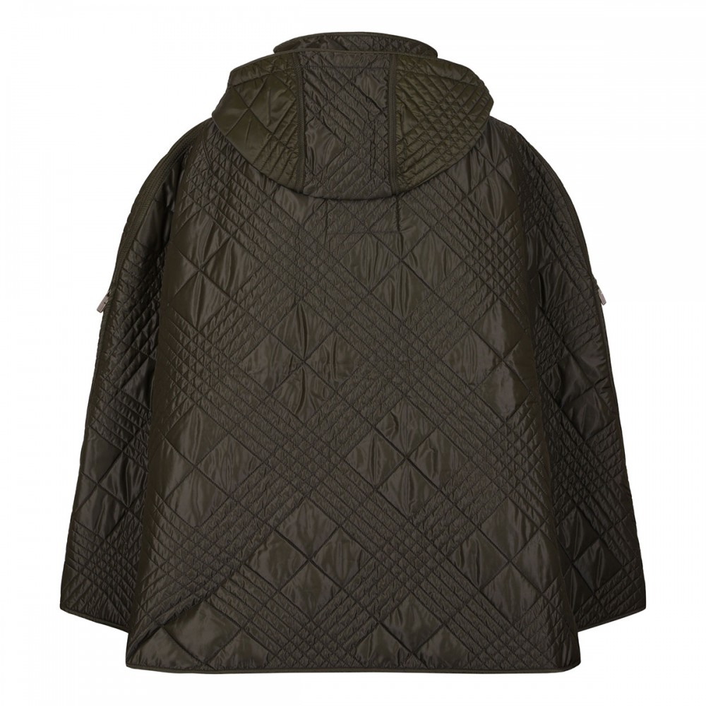 Quilted cotton heath cape