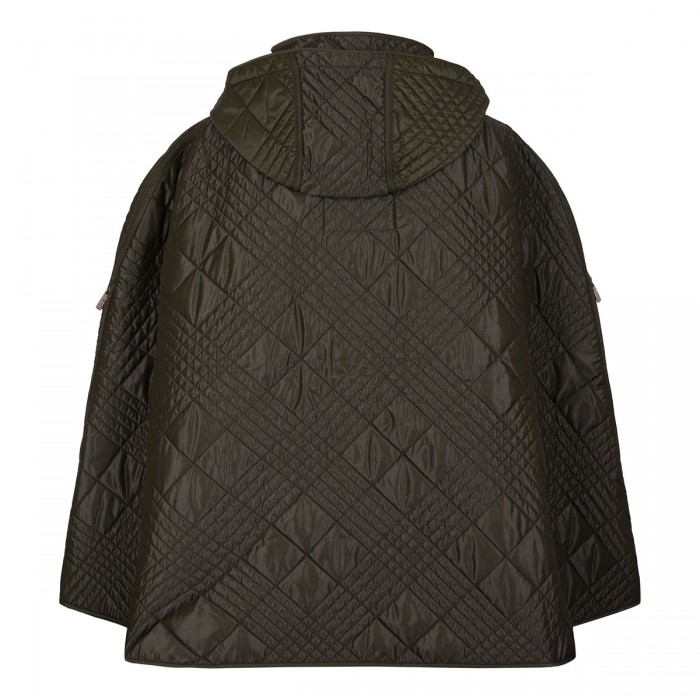 Quilted cotton heath cape