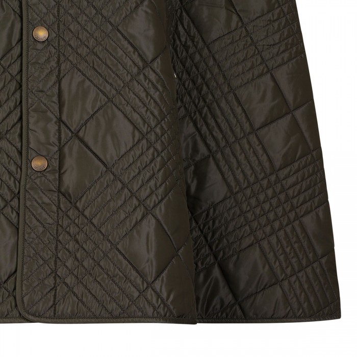 Quilted cotton heath cape