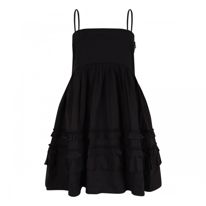 Black mini frill dress