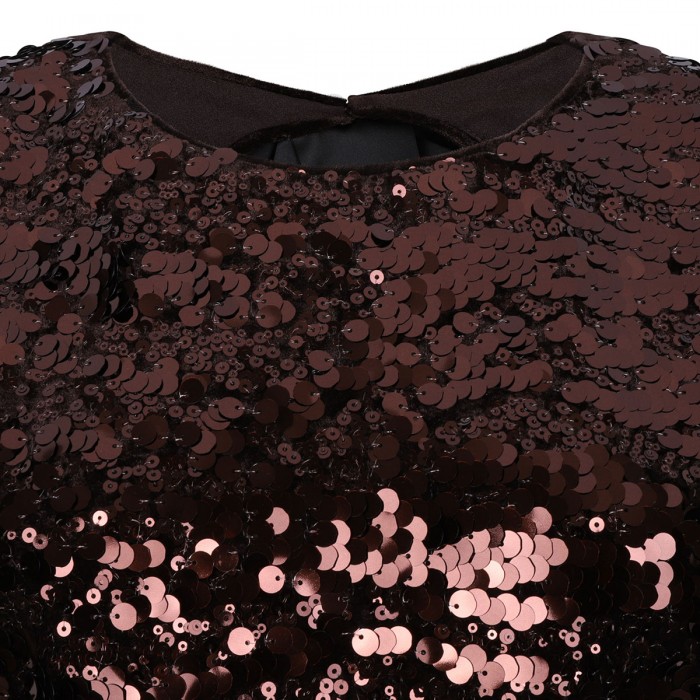 Velvet sequins top