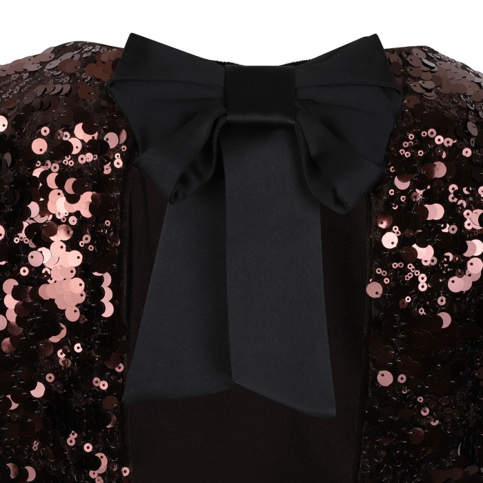 Velvet sequins top