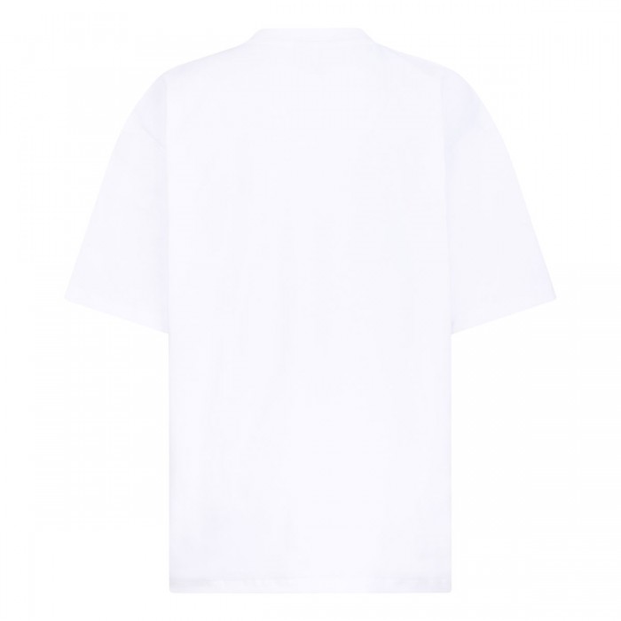 White beaded tiger T-shirt