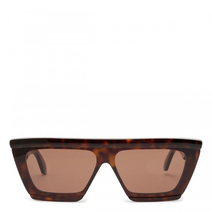 Tortoiseshell mask sunglasses
