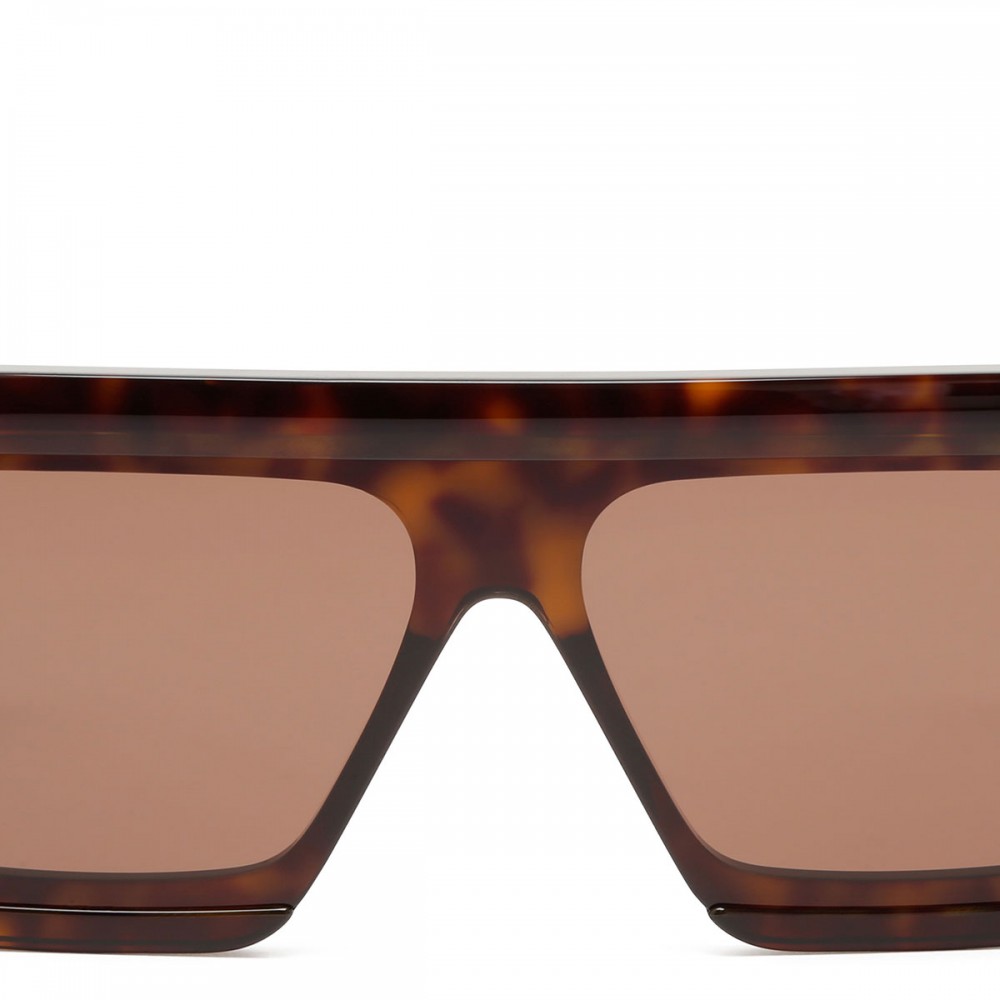 Tortoiseshell mask sunglasses
