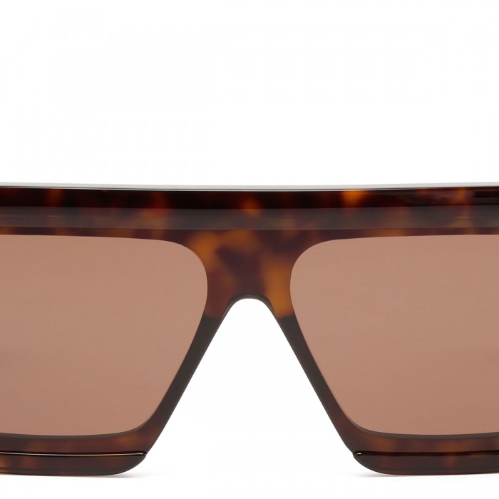 Tortoiseshell mask sunglasses