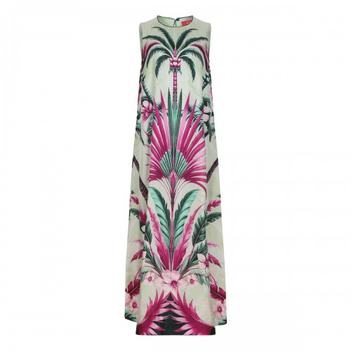 Penelope palm print dress