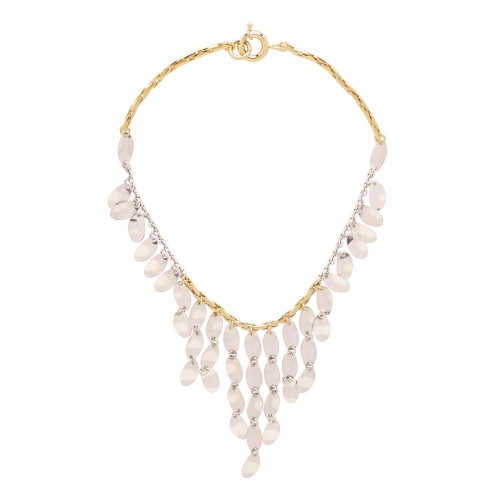 Silver pendants necklace