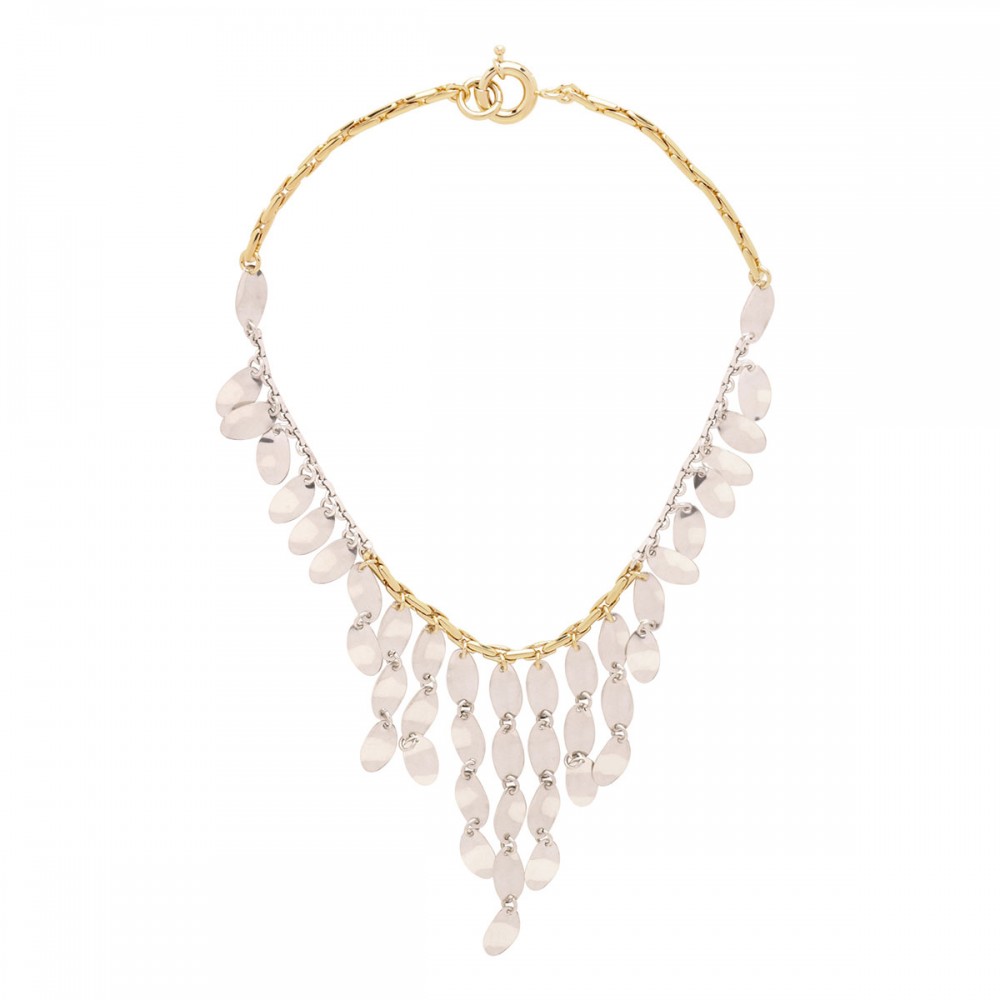 Silver pendants necklace