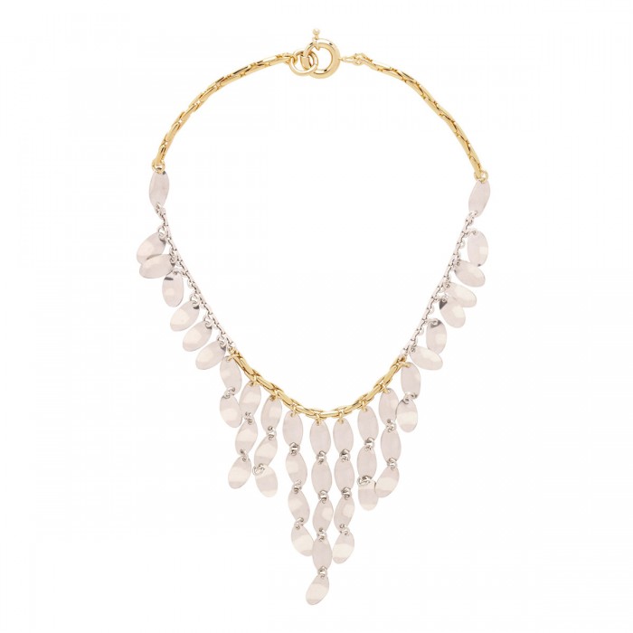 Silver pendants necklace