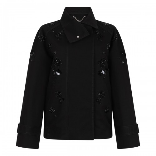 Floral sequin embroidery...