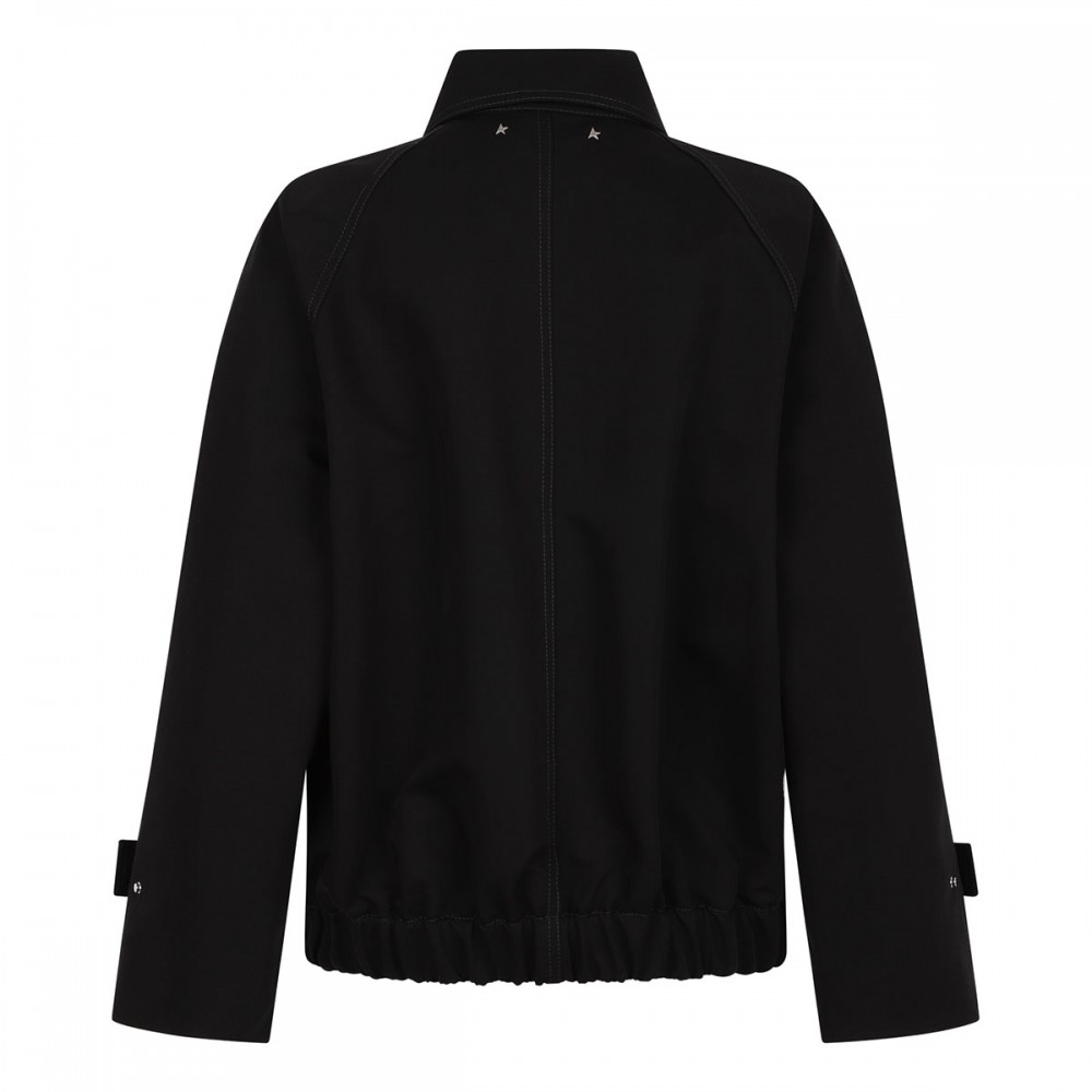 Floral sequin embroidery jacket