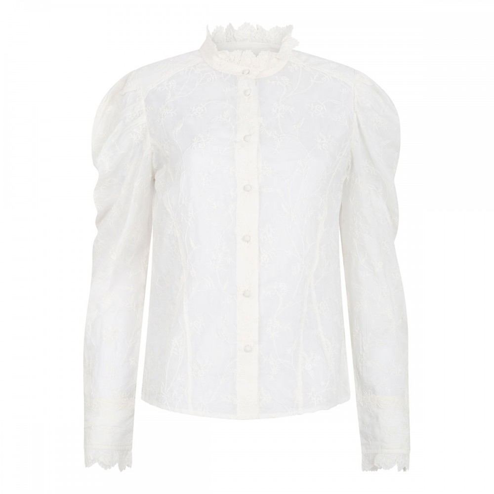 Zorica cotton and silk-blend voile...