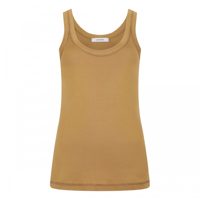 Rib jersey tank top