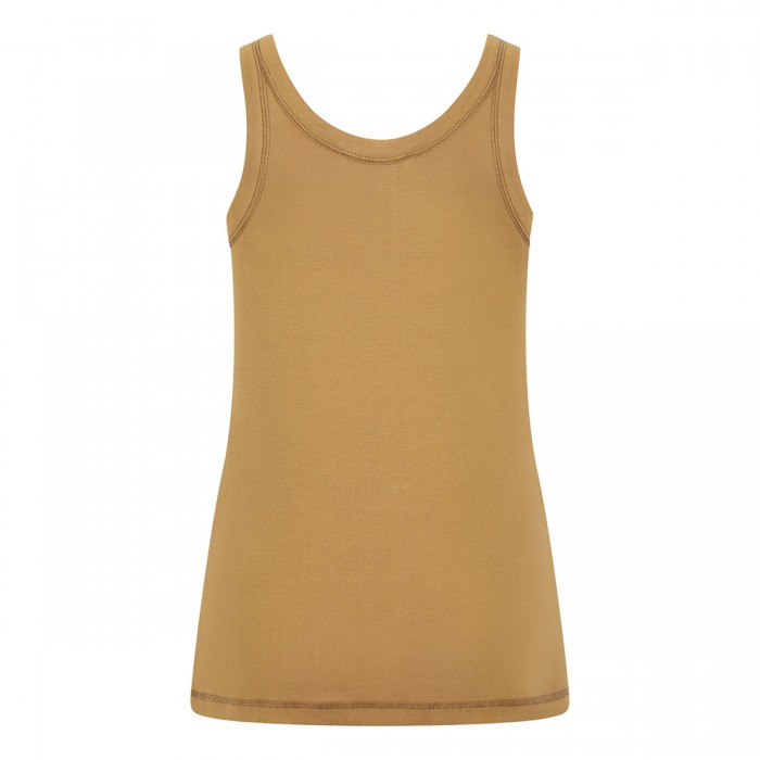 Rib jersey tank top