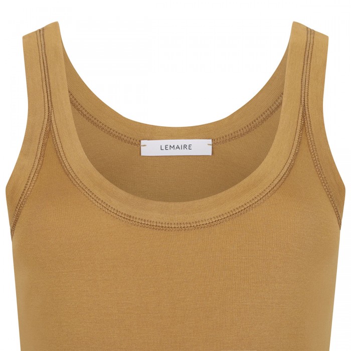 Rib jersey tank top