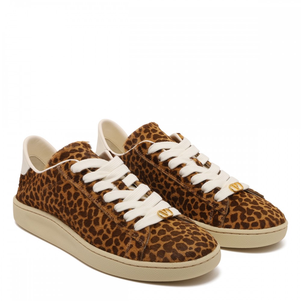 Royco leopard calf-hair sneakers