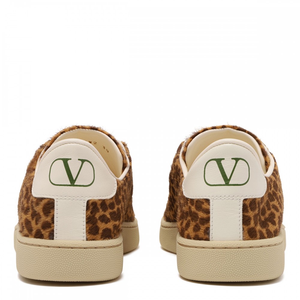 Royco leopard calf-hair sneakers
