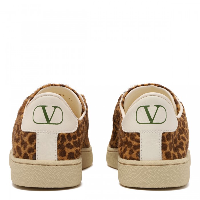 Royco leopard calf-hair sneakers