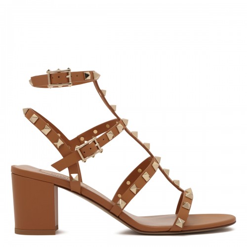 Rockstud ankle strap sandals
