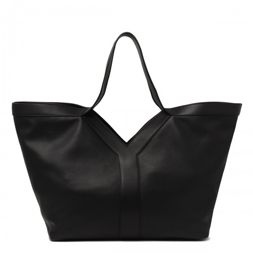 Y leather tote bag