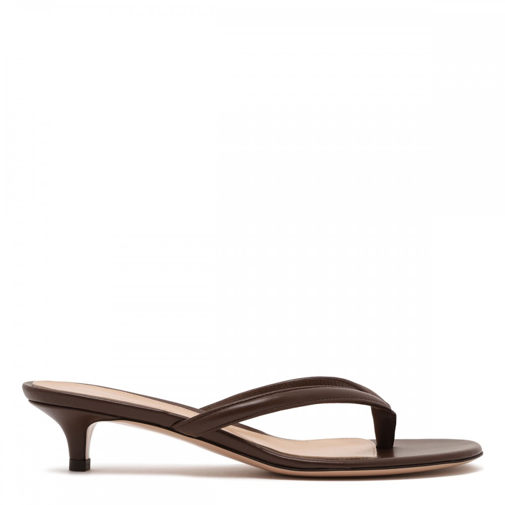 Calypso nappa thong sandals