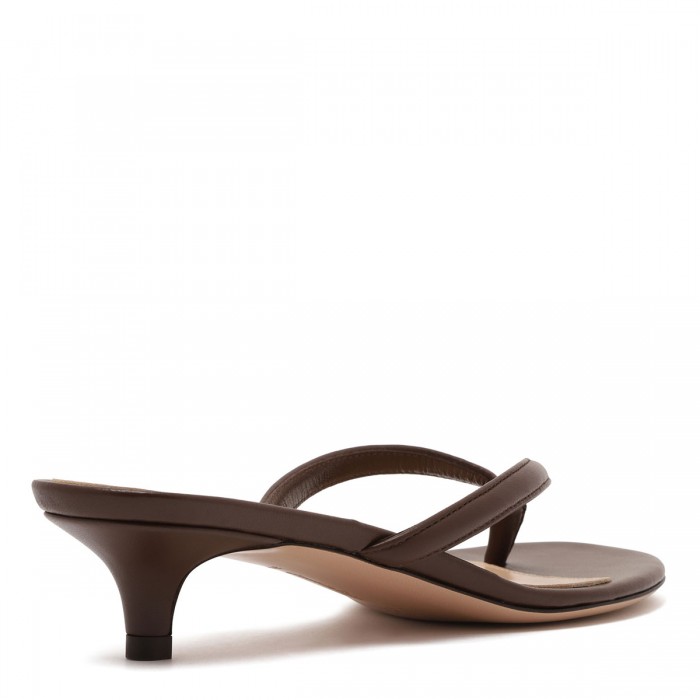 Calypso nappa thong sandals