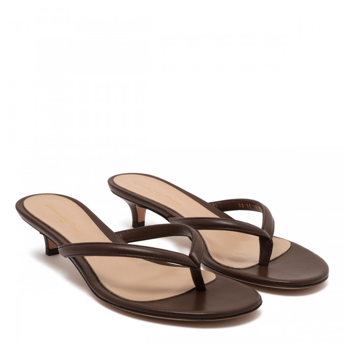 Calypso nappa thong sandals