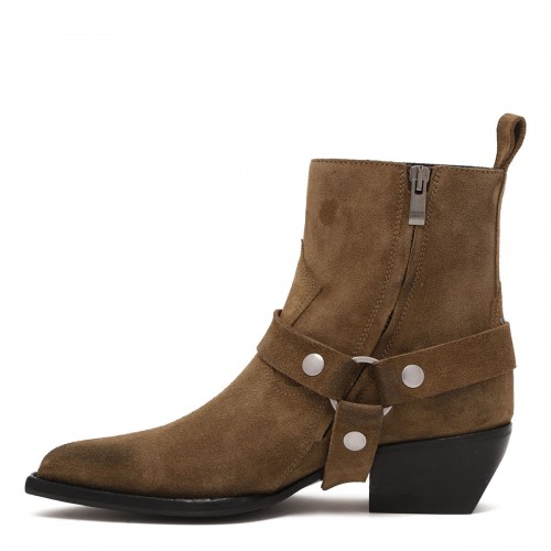 Debbie suede booties 2