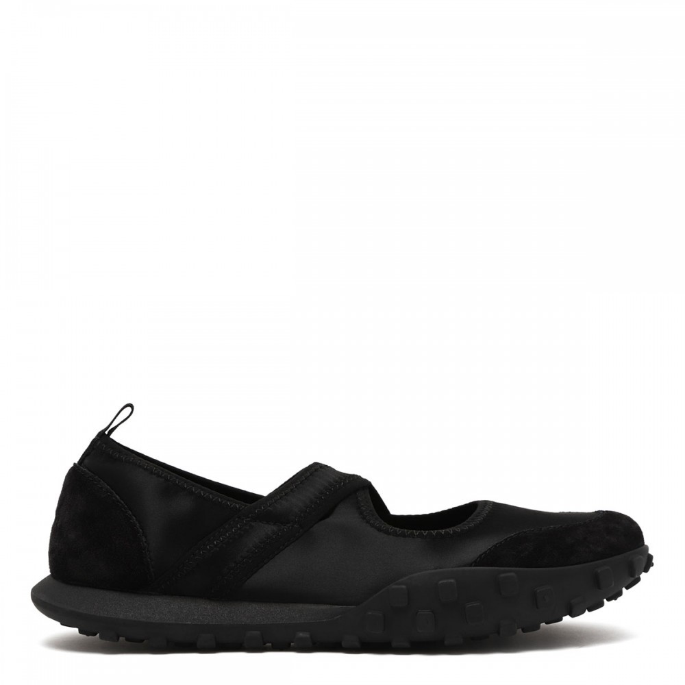 Moon black ballerinas