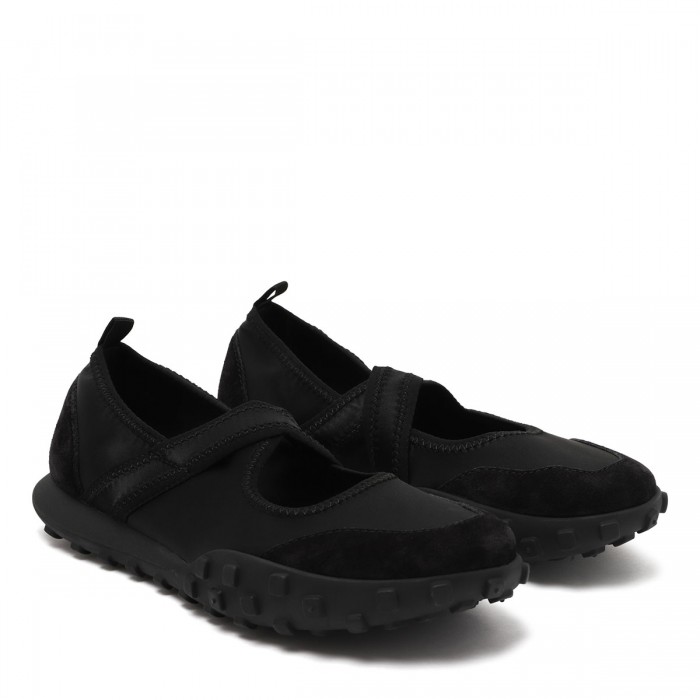 Moon black ballerinas
