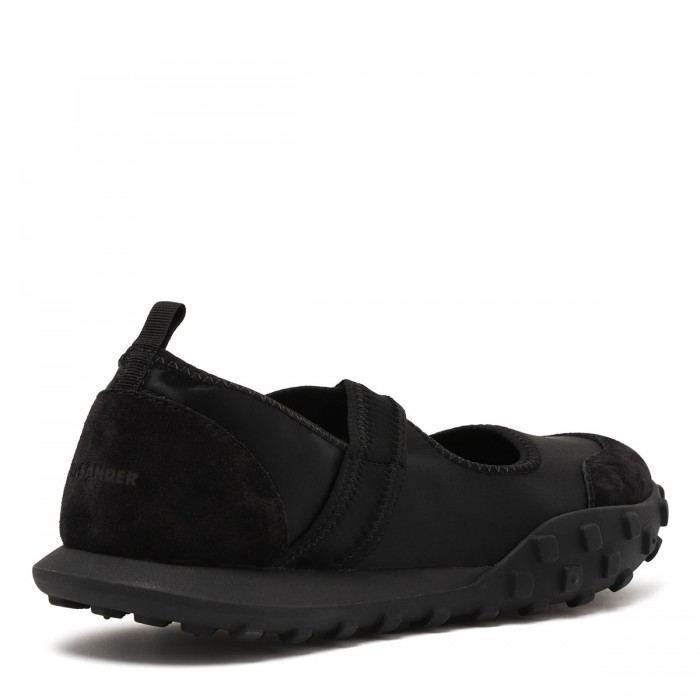 Moon black ballerinas