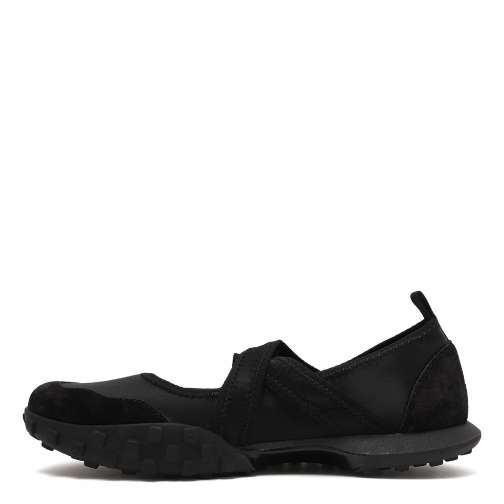 Moon black ballerinas