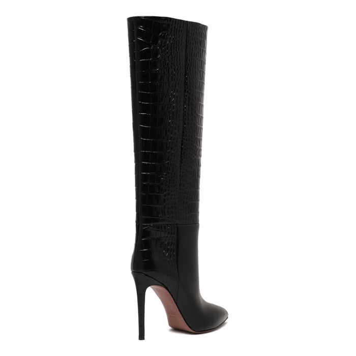 Black stiletto boots