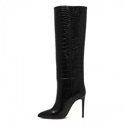 Black stiletto boots 2