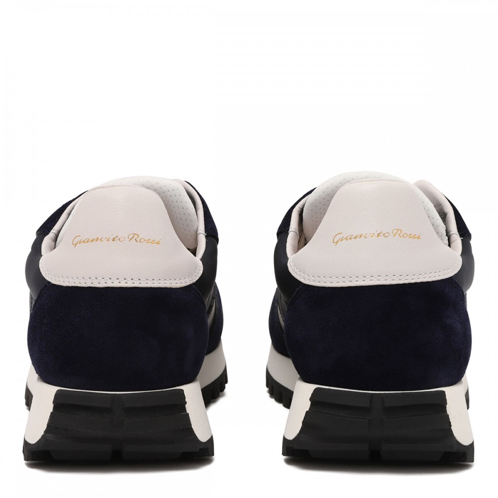 Gravel dark denim-hue sneakers