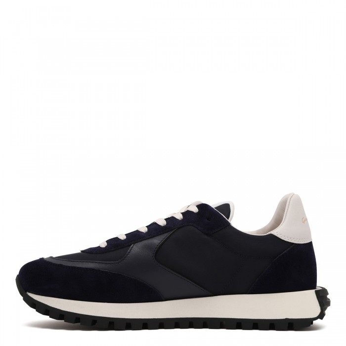 Gravel dark denim-hue sneakers