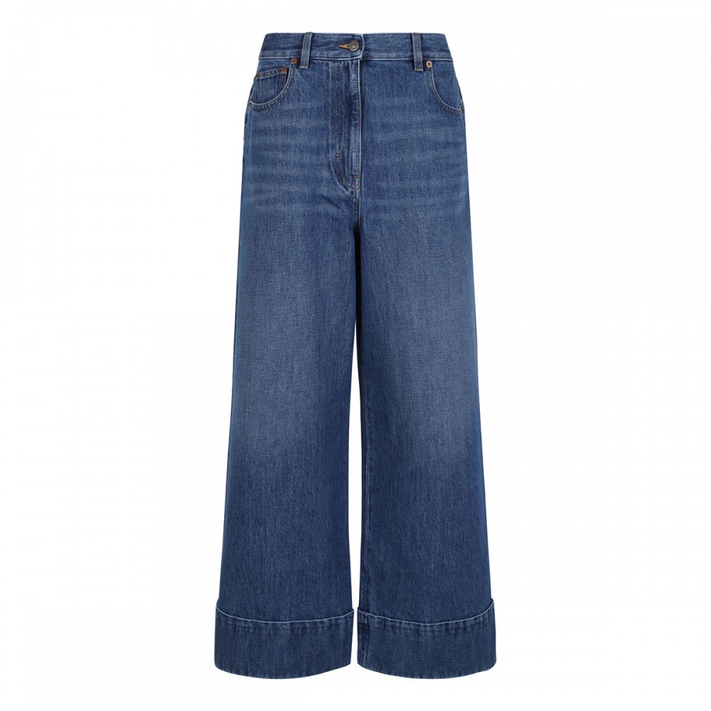 Medium blue denim jeans