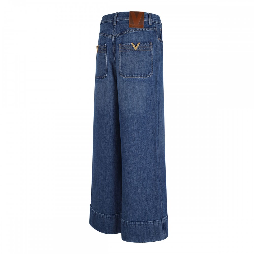 Medium blue denim jeans