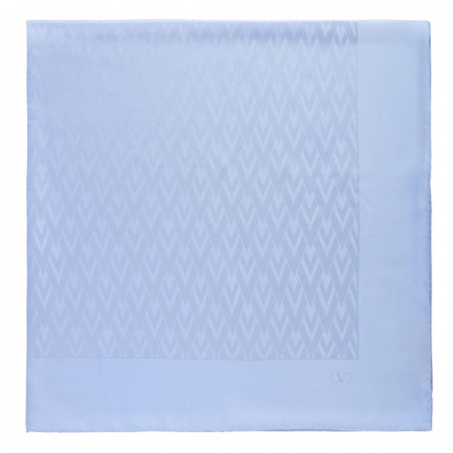 Monogram silk scarf