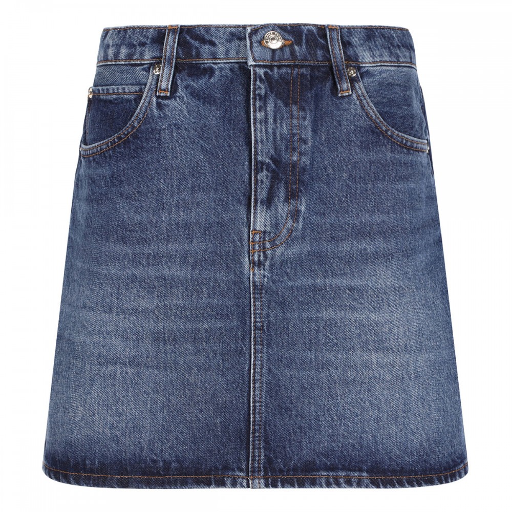 The High denim mini skirt